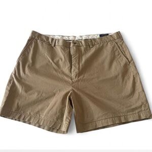 Polo by Ralph Lauren Tan Flat Front Men's Shorts